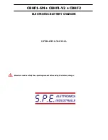 S.P.E. CBHF1-SM Operating Manual предпросмотр