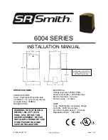 Предварительный просмотр 1 страницы S.R.Smith 6004 Series Installation Manual