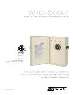 S.R.Smith WPC1-T Series Installation Instructions Manual предпросмотр