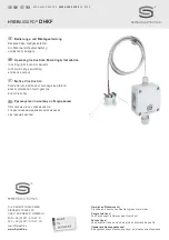 Preview for 1 page of S+S Regeltechnik 1601-6121-1000-000 Operating Instructions, Mounting & Installation