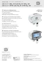 Preview for 1 page of S+S Regeltechnik ACO2-W-LCD-TYR2 Operating Instructions, Mounting & Installation