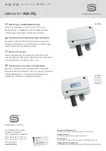 S+S Regeltechnik AERASGARD ALQ-CO2 Operating Instructions, Mounting & Installation preview