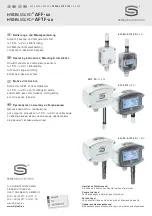 S+S Regeltechnik HYGRASGARD AFF Series Operating Instructions, Mounting & Installation preview