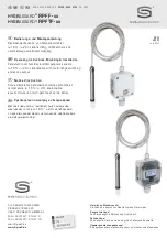 Preview for 1 page of S+S Regeltechnik HYGRASGARD RPFF Series Operating Instructions, Mounting & Installation