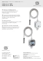 Preview for 1 page of S+S Regeltechnik HYGRASGARD VFF-I Operating Instructions, Mounting & Installation