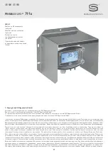 Предварительный просмотр 31 страницы S+S Regeltechnik PREMASGARD 711 Series Operating Instructions, Mounting & Installation