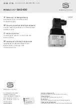 S+S Regeltechnik Premasgard SHD 400 Series Operating Instructions, Mounting & Installation preview