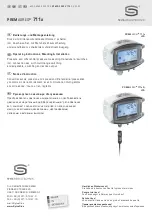 Preview for 1 page of S+S Regeltechnik PREMASREG 711 Series Operating Instructions, Mounting & Installation