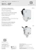 S+S Regeltechnik RHEASPEG KLSW Series Operating Instructions, Mounting & Installation preview