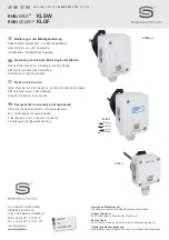 Предварительный просмотр 1 страницы S+S Regeltechnik RHEASREG KLSW Series Operating Instructions, Mounting & Installation