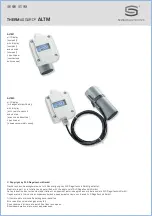 Предварительный просмотр 15 страницы S+S Regeltechnik THERMASGARD ALTM Operating Instructions, Mounting & Installation