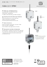 S+S Regeltechnik THERMASGARD ATM2 Operating Instructions, Mounting & Installation предпросмотр