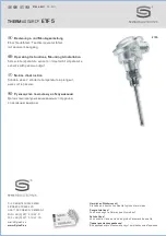 S+S Regeltechnik Thermasgard ETF 5 Series Operating Instructions, Mounting & Installation предпросмотр