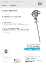 Preview for 1 page of S+S Regeltechnik THERMASGARD RGTM 1 Operating Instructions, Mounting & Installation