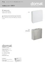 S+S Regeltechnik THERMASGARD RTF1 Series Operating Instructions, Mounting & Installation preview