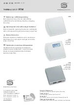 Preview for 1 page of S+S Regeltechnik Thermasgard RTM Operating Instructions, Mounting & Installation