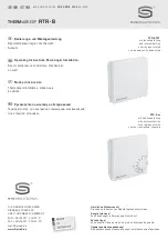 Preview for 1 page of S+S Regeltechnik THERMASREG RTR-B Series Operating Instructions, Mounting & Installation