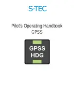 Preview for 1 page of S-TEC ST-901 Pilot Operating Handbook