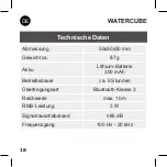 Preview for 21 page of S2G WATERCUBE User Manual