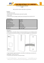 Preview for 1 page of S4A U-P002 Manual