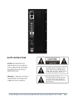 Предварительный просмотр 2 страницы SA SA-15T-PW Operating Manual