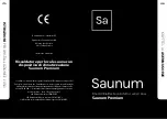 Preview for 124 page of SA Saunum Premium Instructions For Installation And Use Manual