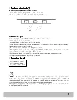 Preview for 8 page of SA WS-G-01 72 INCH Installation And Operating Instructions Manual