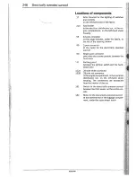 Предварительный просмотр 252 страницы Saab 1989 900 Service Manual