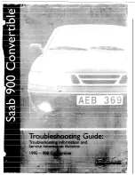 Preview for 1 page of Saab 1995 900 Convertible Manual