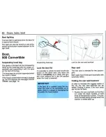 Preview for 78 page of Saab 1996 NG900 Owner'S Manual