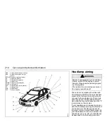 Предварительный просмотр 214 страницы Saab 2000 9-5 2.3 Turbo Ecopower Owner'S Manual