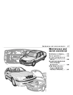 Предварительный просмотр 217 страницы Saab 2000 9-5 2.3 Turbo Ecopower Owner'S Manual