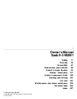 Preview for 1 page of Saab 2001 9-3 Owner'S Manual