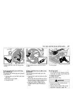 Предварительный просмотр 207 страницы Saab 2002 9-5 2.3 Turbo Ecopower Owner'S Manual