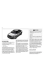 Preview for 2 page of Saab 2003 9-3 Remote Starter Owner'S Manual