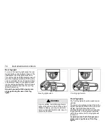 Preview for 74 page of Saab 2003 9-3 Remote Starter Owner'S Manual