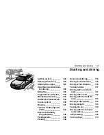 Preview for 121 page of Saab 2003 9-3 Remote Starter Owner'S Manual