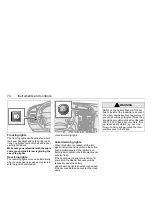 Preview for 74 page of Saab 2003 9-5 2.3 Turbo Ecopower Owner'S Manual