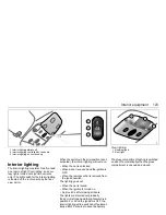 Предварительный просмотр 123 страницы Saab 2004 9-3 Remote Starter Owner'S Manual