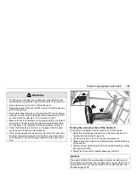 Предварительный просмотр 139 страницы Saab 2004 9-5 Owner'S Manual