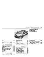 Предварительный просмотр 199 страницы Saab 2004 9-5 Owner'S Manual