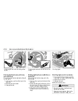 Предварительный просмотр 218 страницы Saab 2004 9-5 Owner'S Manual