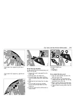 Предварительный просмотр 219 страницы Saab 2004 9-5 Owner'S Manual