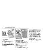 Предварительный просмотр 72 страницы Saab 2005 9-5 Owner'S Manual