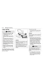 Предварительный просмотр 176 страницы Saab 2005 9-5 Owner'S Manual