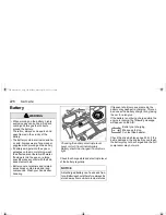 Предварительный просмотр 226 страницы Saab 2006 9-3 Remote Starter Owner'S Manual