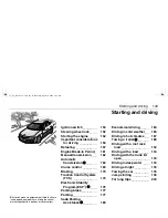 Предварительный просмотр 149 страницы Saab 2007 9-3 Remote Starter Owner'S Manual