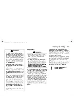 Предварительный просмотр 171 страницы Saab 2007 9-3 Remote Starter Owner'S Manual