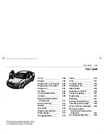 Предварительный просмотр 201 страницы Saab 2007 9-3 Remote Starter Owner'S Manual