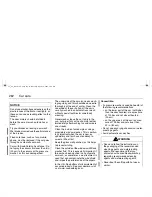 Предварительный просмотр 262 страницы Saab 2007 9-3 Remote Starter Owner'S Manual